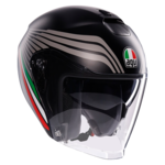 AGV Irides Bologna bukósisak matt fekete/trikolor