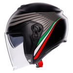 AGV Irides Bologna bukósisak matt fekete/trikolor