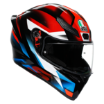 AGV K1 S Fastlap bukósisak Fekete/Piros/Kék