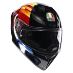 AGV K1 S Pulse 46 bukósisak Fekete/Piros/Sárga