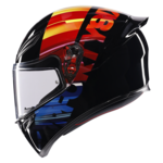 AGV K1 S Pulse 46 bukósisak Fekete/Piros/Sárga