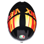 AGV K1 S Pulse 46 bukósisak Fekete/Piros/Sárga