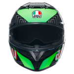 AGV K3 Kamaleon bukósisak Fekete/Piros/Zöld