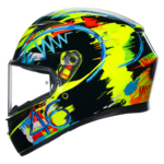 AGV K3 ROSSI bukósisak kék/fekete/sárga