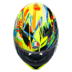 AGV K3 ROSSI bukósisak kék/fekete/sárga