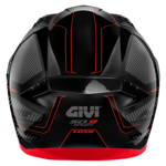 Givi 50.9 Enigma bukósisak Fekete/titán/piros