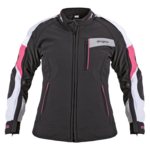 Sixgear Joyce motoros textildzseki Fekete/Fehér/Pink