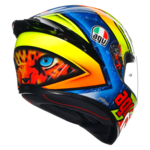 AGV K1 S Izan bukósisak fekete/kék/sárga/narancssárga