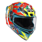 AGV K1 S Rossi bukósisak Piros/Kék/Sárga