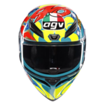 AGV K1 S Rossi bukósisak Piros/Kék/Sárga