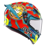 AGV K1 S Rossi bukósisak Piros/Kék/Sárga