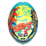 AGV K1 S Rossi bukósisak Piros/Kék/Sárga