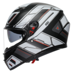 AGV K3 Rivia bukósisak Matt fekete/fehér