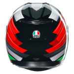 AGV K3 Wing bukósisak fekete/zöld/fehér/piros