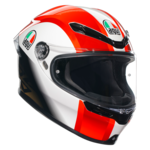 AGV K6 S SIC58 bukósisak Piros/Fehér/Fekete