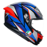 AGV K6 S Slashcut bukósisak fekete/kék/piros