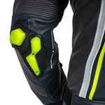 Sixgear Nitro motoros bőrruha Fekete/Fehér/UV