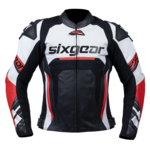 Sixgear Prox motoros kabát Fekete/Fehér/Piros