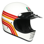 AGV X101Dakar 87 bukósisak Fehér/Piros/Narancssárga